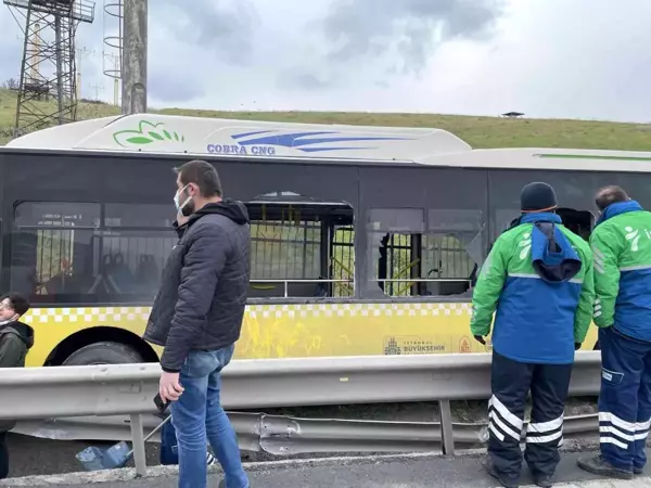 Son dakika haberi... İETT otobüsü kaza yaptı, yolcular kırık camdan çıkarıldı