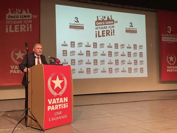 Vatan Partisi İzmir Olağanüstü Kurultayı yapıldı