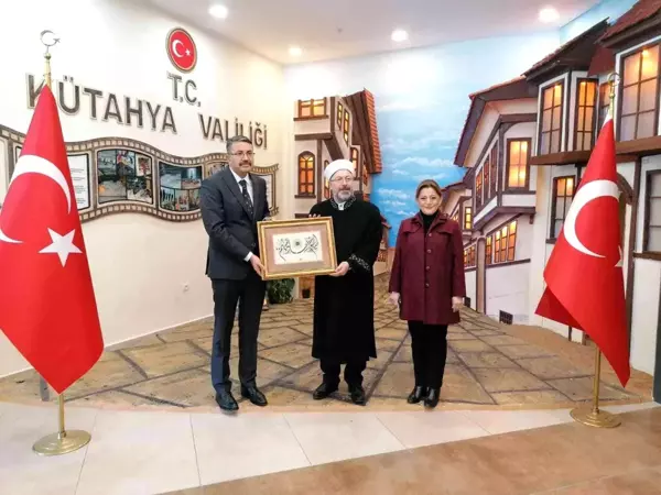 Diyanet İşleri Başkanı Ali Erbaş, Kütahya'da ziyaretlerde bulundu