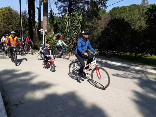 Dalaman'da vatandaşların katılımıyla bisiklet turu düzenlendi