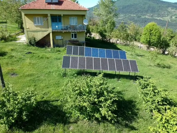 Kezban teyze güneş enerji santrali kurdu