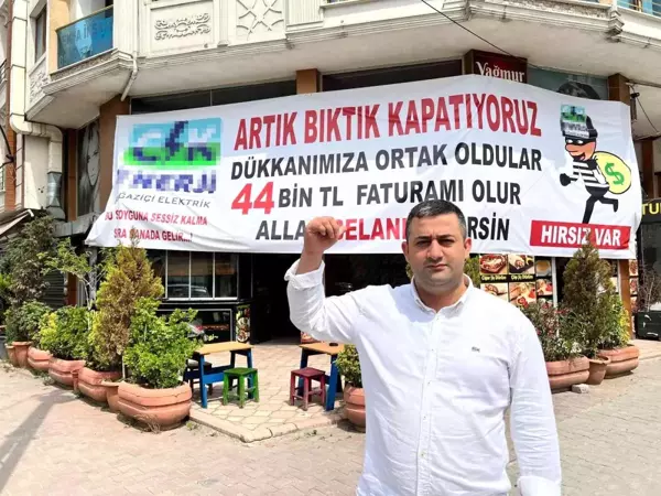 Elektrik faturasına kızdı, 