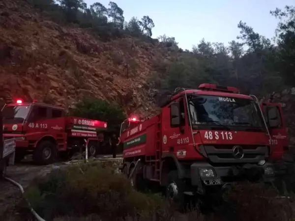 Marmaris'teki orman yangını kontrol altına alındı