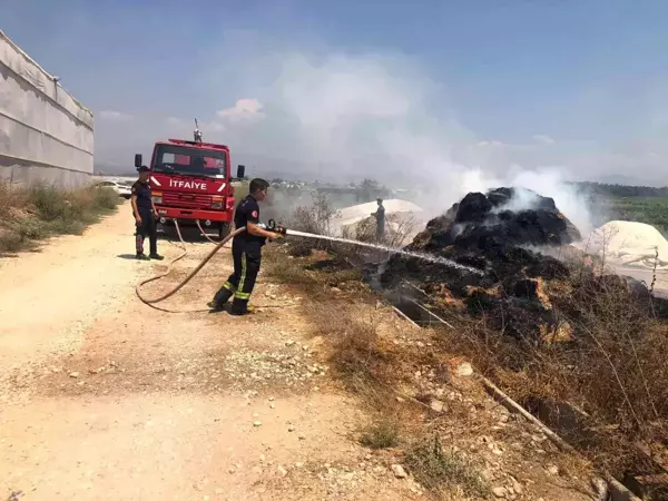 Son Dakika | Saman balyalarındaki yangın korkuttu