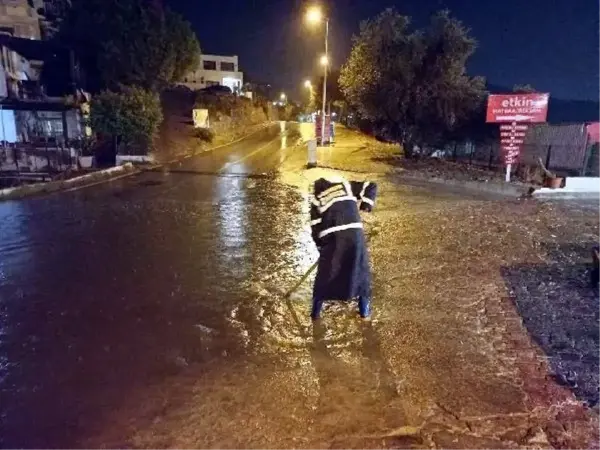 Bodrum'daki yağmurda, 5 saatte metrekareye 41 kilogram yağış düştü