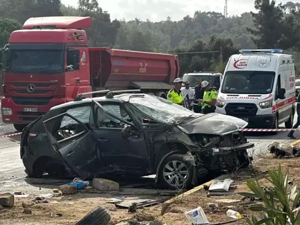 Milas-Bodrum Karayolu'nda Feci Kaza: 1 Ölü, 3 Yaralı