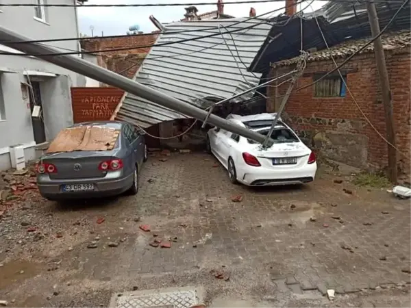 Balıkesir Havran'da Fırtına ve Hortum Etkili Oldu