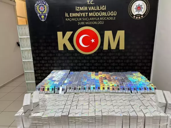 İzmir'de 11,5 Milyon TL Değerinde Sahte İçki ve Kaçak Ürün Ele Geçirildi