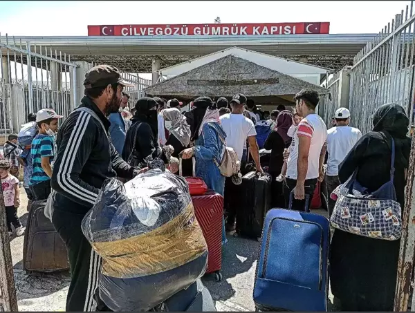 Cilvegözü'nde bayram yoğunluğu