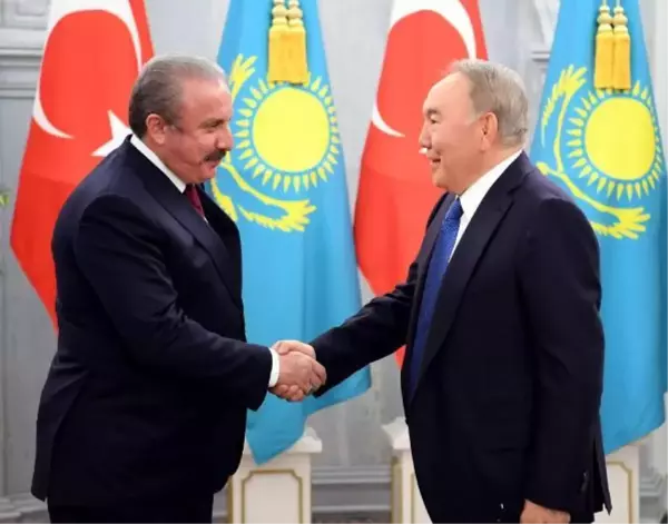 TBMM Başkanı Şentop, Kazakistan'ın Kurucu Cumhurbaşkanı Nazarbayev'le görüştü