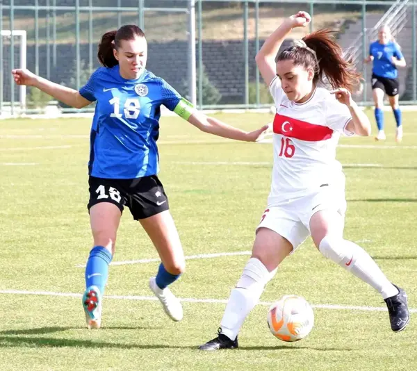 U19 Kadın Milli Futbol Takımı Estonya'yı mağlup etti