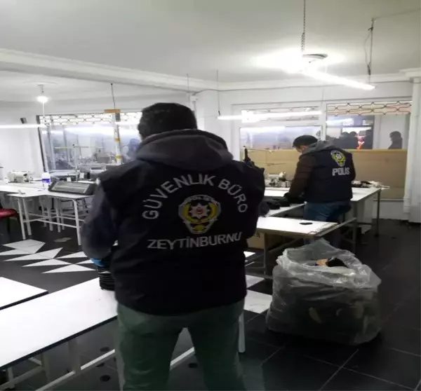 Zeytinburnu'nda kaçak maske operasyonu: 4 atölye mühürlendi