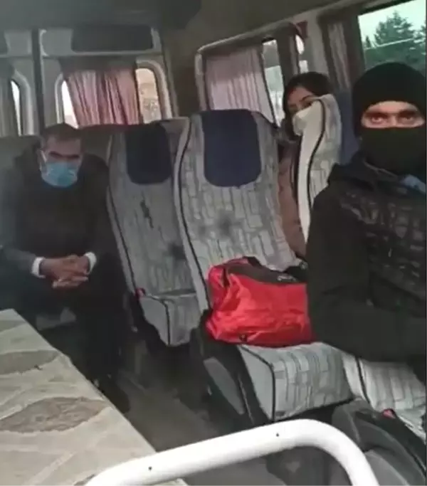 Minibüste maske takmayan şahsın şaşırtan bahanesi