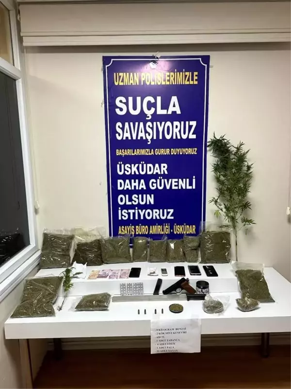 Üsküdar'da Uyuşturucu Ticareti Yapan İki Kişi Yakalandı