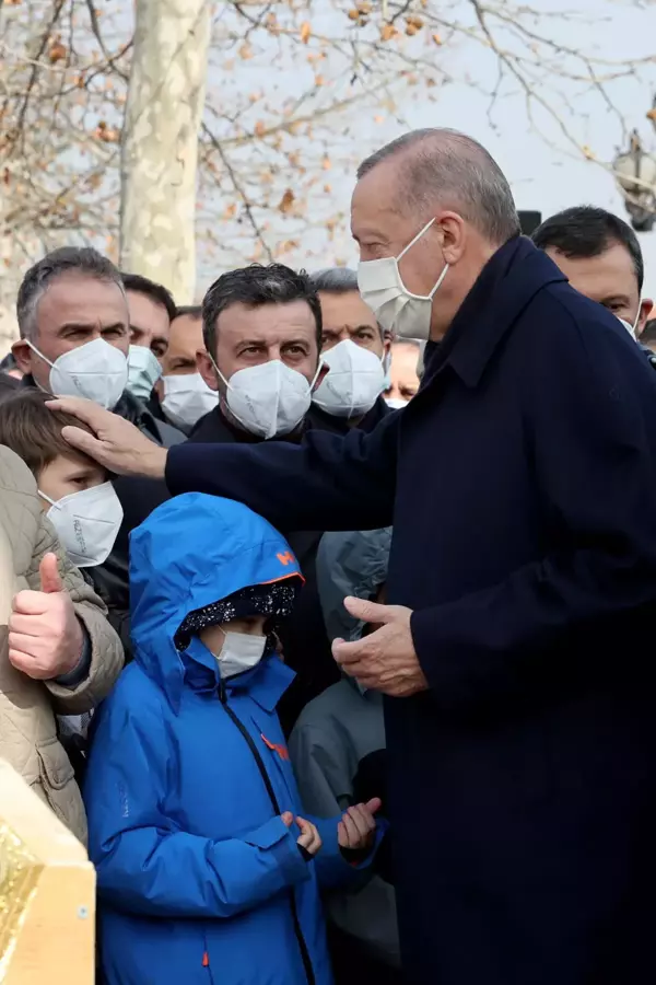 Cumhurbaşkanı Erdoğan, Ahmet Erdoğan'ın cenaze törenine katıldı