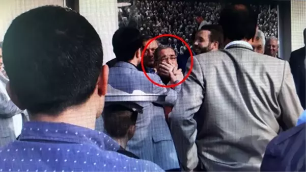 Mazbatası iptal edilen CHP'li vekilin yanında Cumhurbaşkanı Erdoğan'a hakaret eden şahıs gözaltına alındı