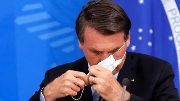 Koronavirüsü hafife alan Bolsonaro'ya mahkeme tarafından maske takma zorunluluğu getirildi