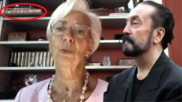 Adnan Oktar'ın yasaklanan kitabı, Avrupa Merkez Bankası Başkanı'nın kitaplığına da girmiş