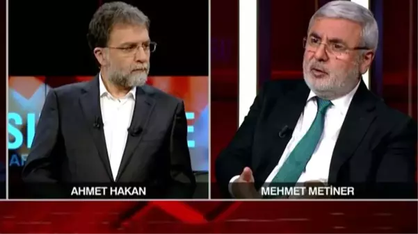 Mehmet Metiner'den canlı yayında Erdoğan gafı! Ahmet Hakan 