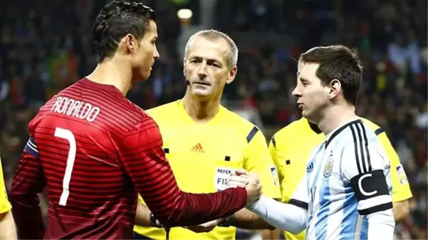 Futbolun yaşayan efsaneleri Messi ile Ronaldo, Maradona'ya böyle veda etti