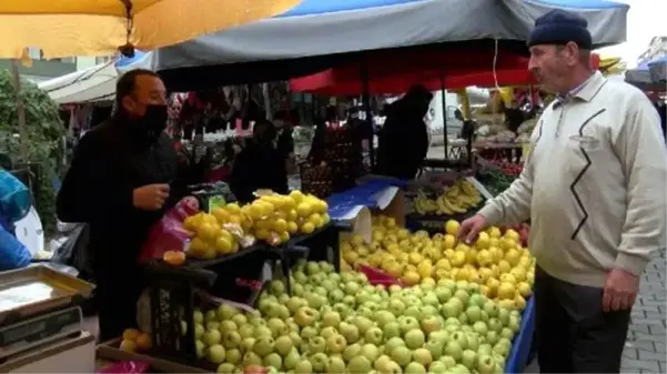 Pazar esnafından, maskesini düzgün takmayanlara ürün satmama kararı