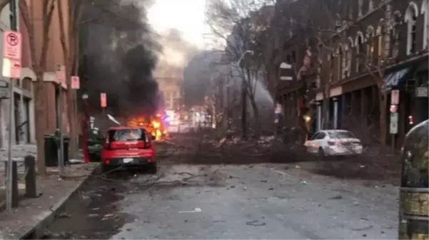 ABD'de Noel sabahı bomba yüklü araç infilak etti! 3 kişi yaralandı