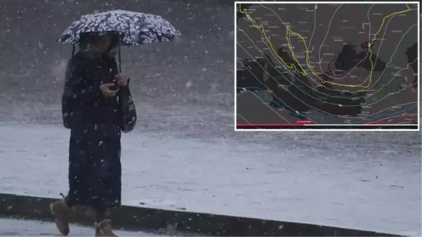 Meteoroloji'den İstanbul'da başlayan kar yağışıyla ilgili heyecanlandıran paylaşım: 10-20 santim kar geliyor