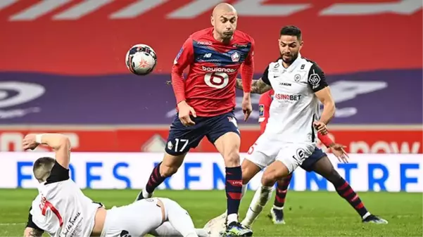 Burak, Zeki ve Yusuf şampiyonluk yolunda yara aldı! Lille, sahasında Montpellier'le 1-1 berabere kaldı