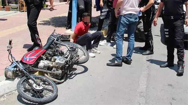 Çaldığı motosikletle kaza yapan 13 yaşındaki çocuğun 170 suç kaydı çıktı