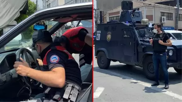 Okmeydanı'nda giriş çıkışlar kapatıldı! Özel harekat polislerinin de katıldığı denetim gerçekleştirildi