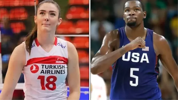 ABD'nin en büyük yıldızı Kevin Durant, Voleybol Takımı'ndan Zehra Güneş'le takipleşmeye başladı