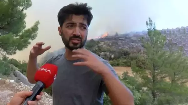 Yangın bölgesine giden Yusuf Güney, orman memurlarıyla tartıştığı için gözaltına alındı