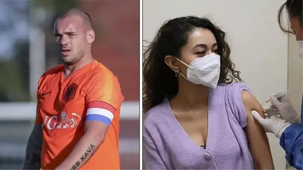 Aşı olmamakta direten Sneijder'in yaptığı savunma akıllara durgunluk verdi