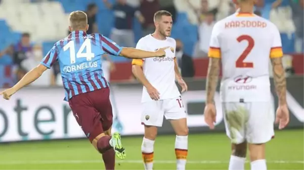 Roma'nın belalısı! Trabzonspor'un yeni transferi Andreas Cornelius'tan 51 saniyede gol