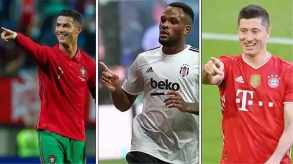 Ne Ronaldo ne de Lewandowski! 2021'in en golcüsü Beşiktaşlı Cyle Larin