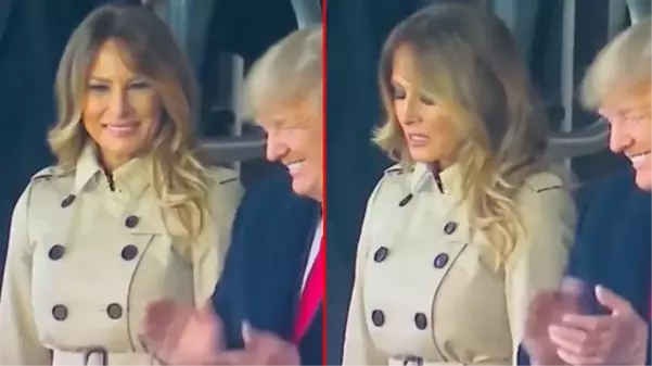 Melania Trump aylar sonra ilk kez görüntülendi! Boşanma dedikoduları yalanlandı ama çok da mutlu değildi