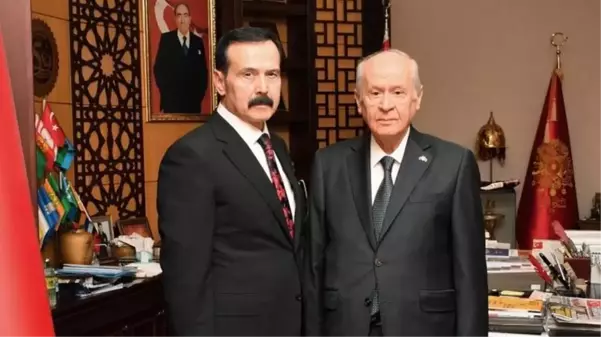 Cezaevinden tahliye olan Kürşad Yılmaz, MHP Lideri Devlet Bahçeli'yi ziyaret etti