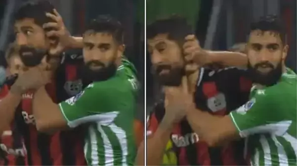 Böyle saldırı ne görüldü ne duyuldu! Yıldız oyuncu Fekir, Kerem'i kulağından çekip yumruk attı