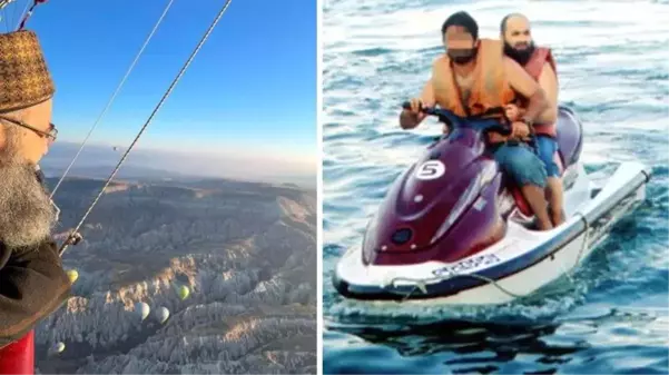 Jet-ski out, uçan balon in! Cübbeli Ahmet Hoca adrenalin seviyesini yükseltti