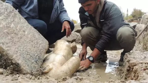 Aizanoi Antik Kenti'ndeki kazı çalışmalarında 