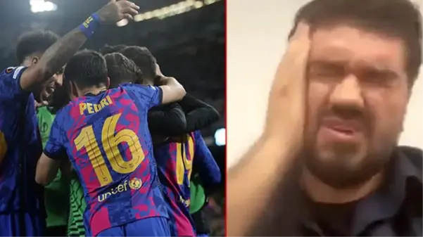 Barcelona'yı görünce kan beynine sıçradı! Rasim Ozan Kütahyalı canlı yayında fenalaştı