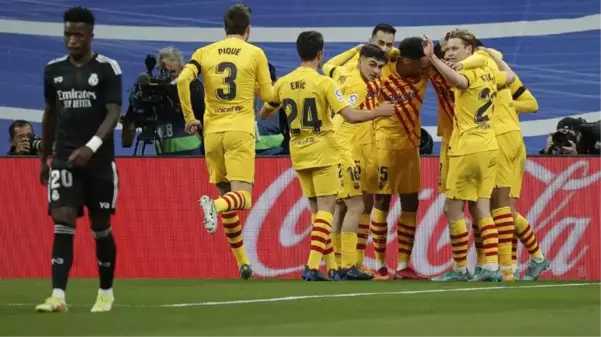 El Clasico'da utanç veren yenilgi! Barcelona, deplasmanda Real Madrid'i farka boğdu