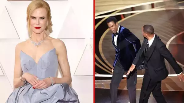 Nicole Kidman'ı şaşkına çeviren Will Smith'in tokatı değilmiş! Fotoğraf şov başlamadan önce çekilmiş