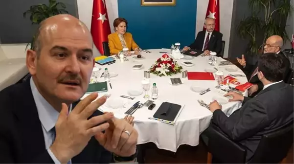 İçişleri Bakanı Soylu'dan muhalefetin 6'lı masasına sert eleştiri: Mutabakatlarını büyükelçilere gönderiyorlar, bu vatana ihanettir