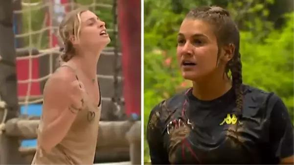 Survivor All Star'da oyunu yarıda bırakan Nisa ile Yağmur birbirine girdi