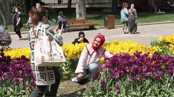 Gülhane Parkı'nda Lale Bayramı erken bitti! Ortaya çıkan tablo içler acısı