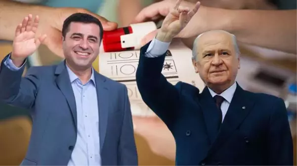 Son ankette dikkat çeken detay! MHP'li seçmenin yüzde 8.4'ü Demirtaş'ı destekliyor