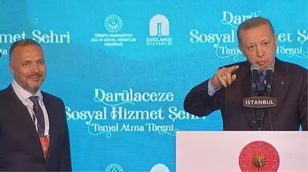 Temel atma törenine damga vuran olay! Erdoğan müteahhite kızdı: Hamza Bey değiştirelim bunu