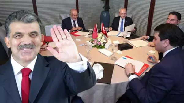 6'lı masanın gündeminden düşmedi! DEVA Partisi, Abdullah Gül'ü 