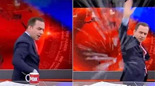 FOX Ana Haber Bülteni'nde Selçuk Tepeli'nin bardak fırlatmasına RTÜK'ten ceza